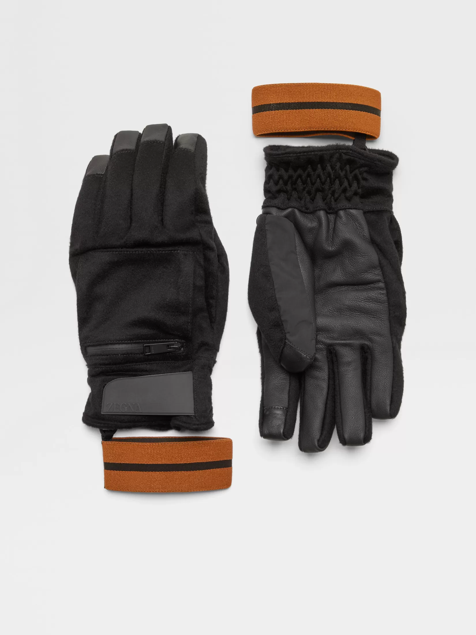 ZEGNA Gloves, Scarves And Hats<Oasi Cashmere Ski Gloves Black