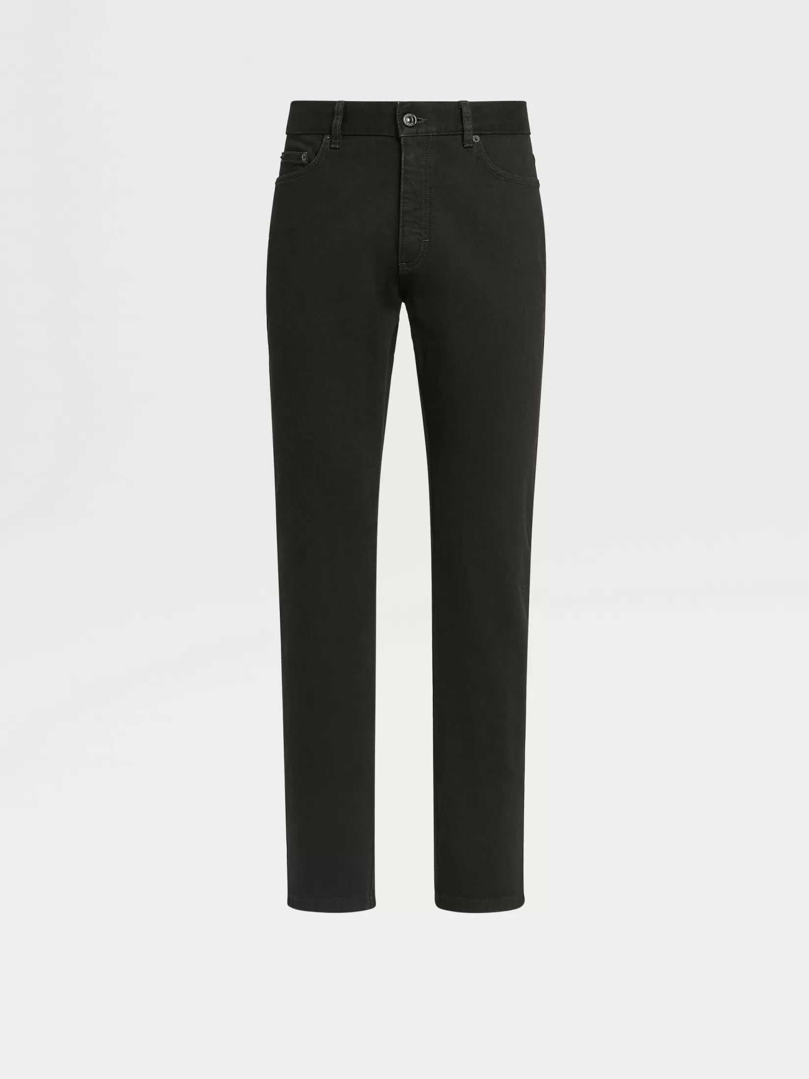 ZEGNA Jeans<Rinse-washed Cotton Roccia Jeans Black