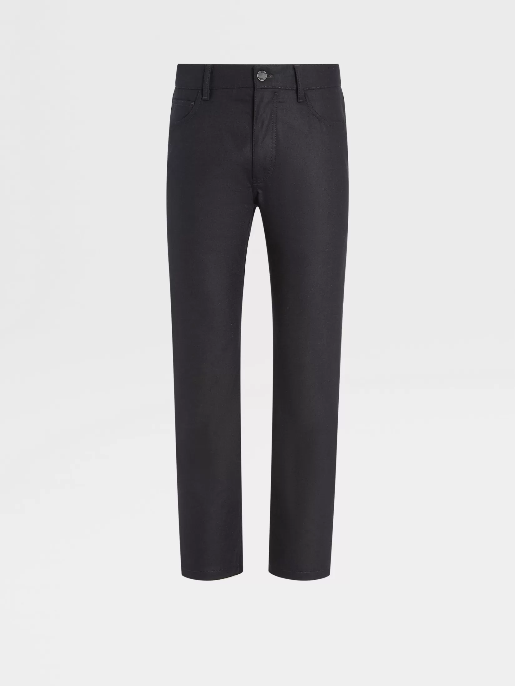 ZEGNA Jeans<Wool and Cashmere Roccia Pants Black