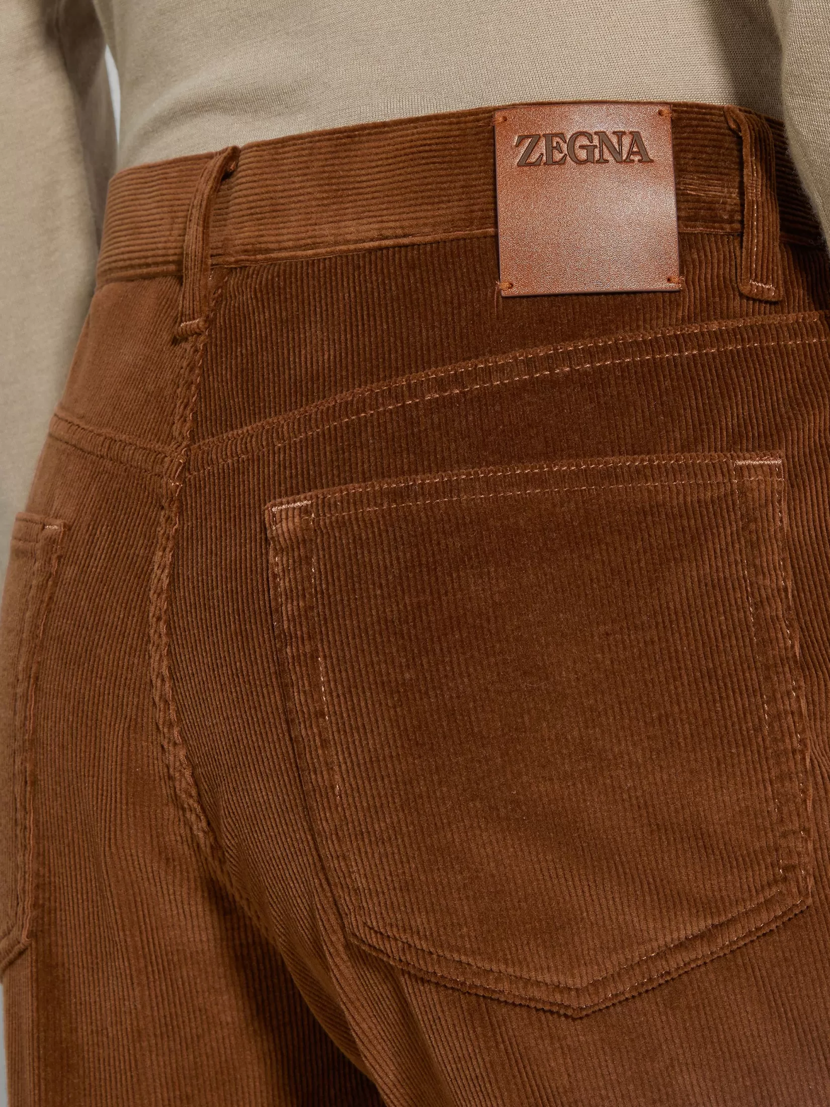 ZEGNA Jeans<Dark Foliage Cashco Roccia Pants DarkFoliage