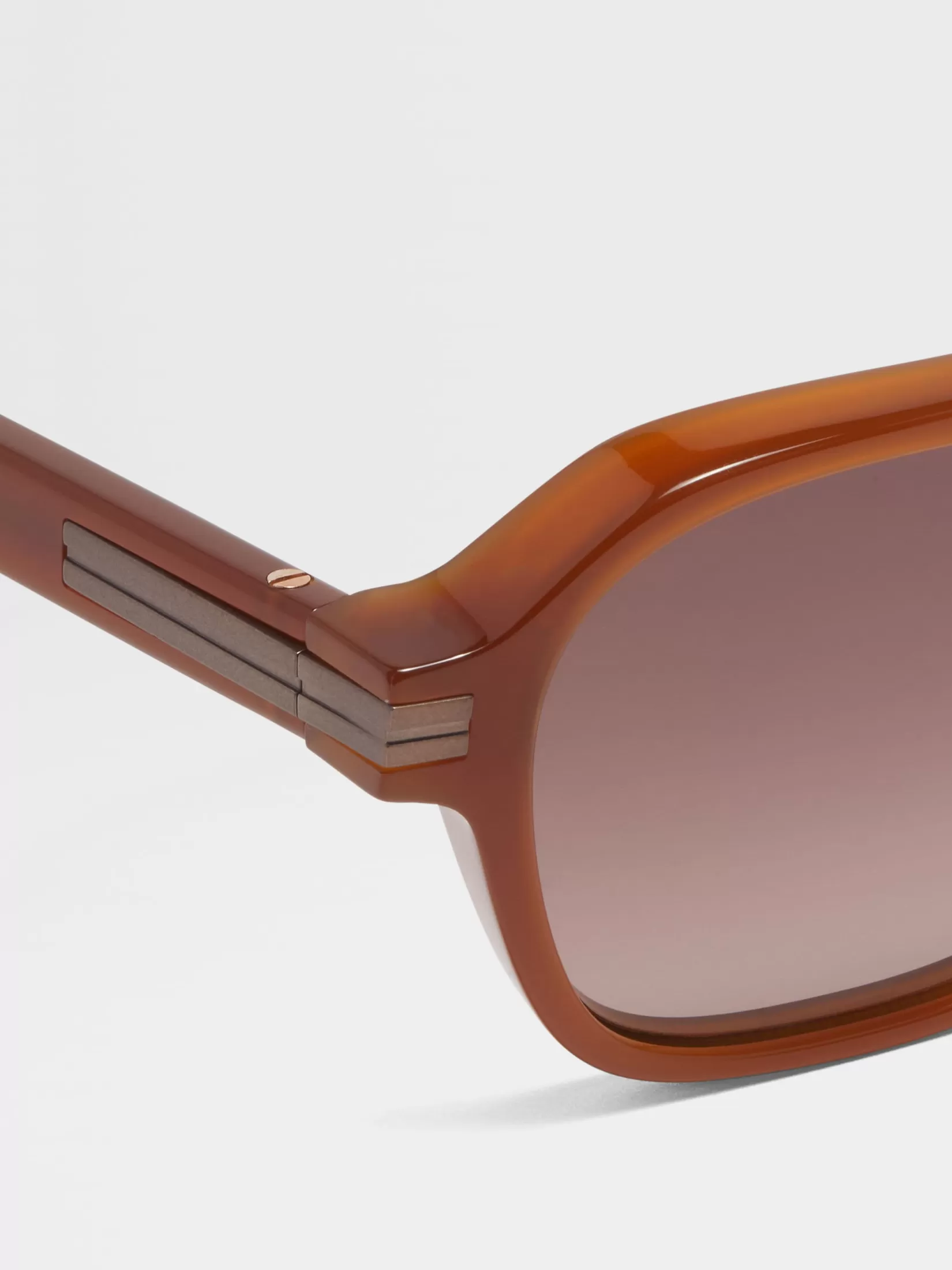 ZEGNA Resort Essentials | Sunglasses<Aurora II Acetate Sunglasses Foliage