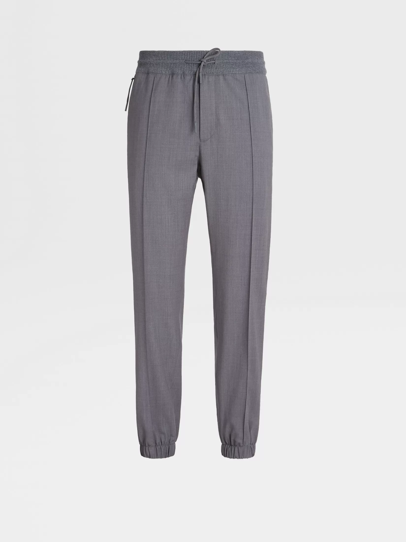 ZEGNA Joggers And Sweatshirts<Grey Mélange High Performance™ Wool Joggers GreyMelange