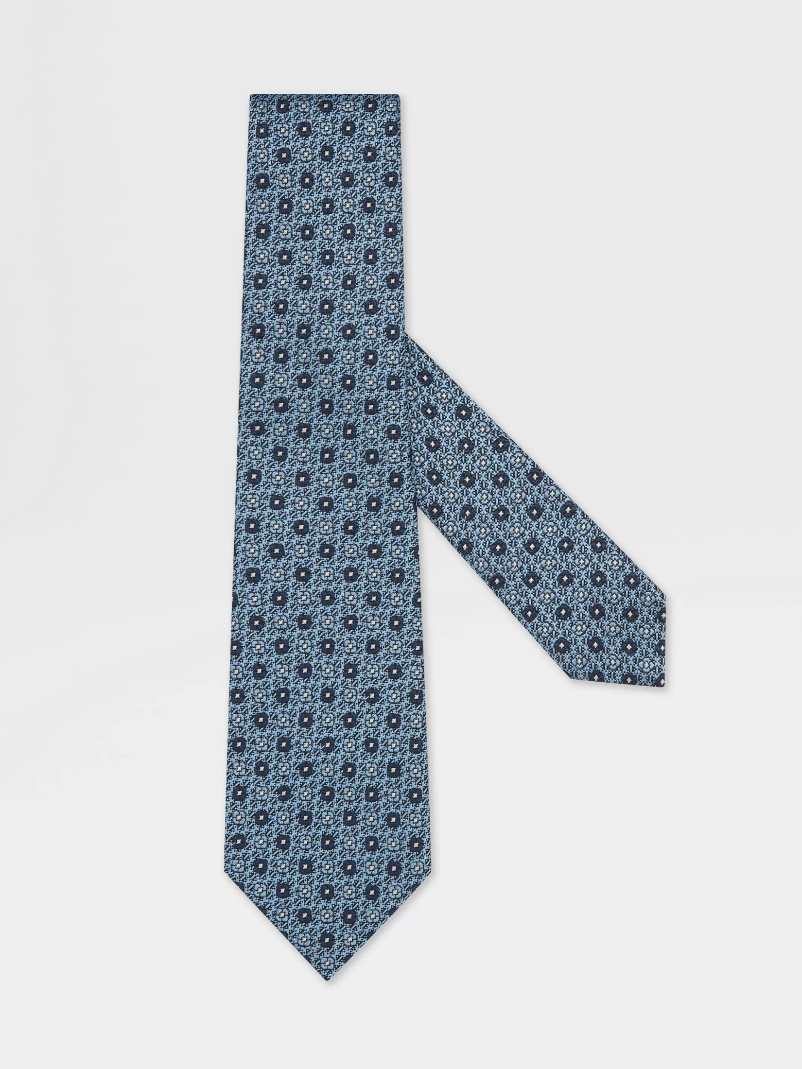 ZEGNA Ties And Bow Ties<Light Blue Silk Tie LightBlue