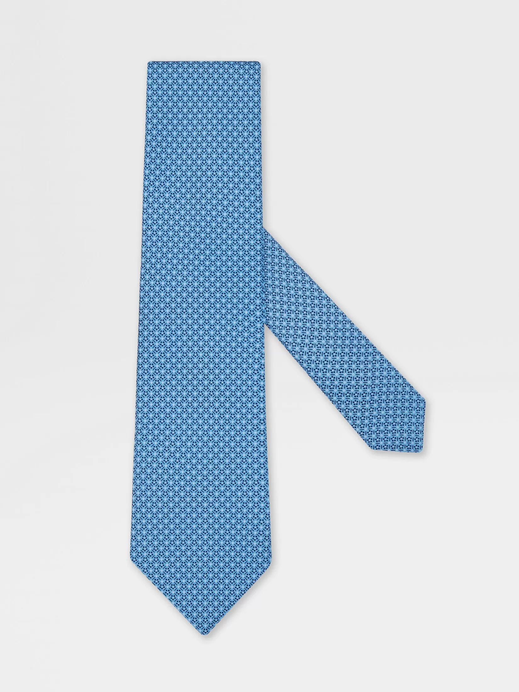 ZEGNA Ties And Bow Ties<Light Blue Silk Tie LightBlue