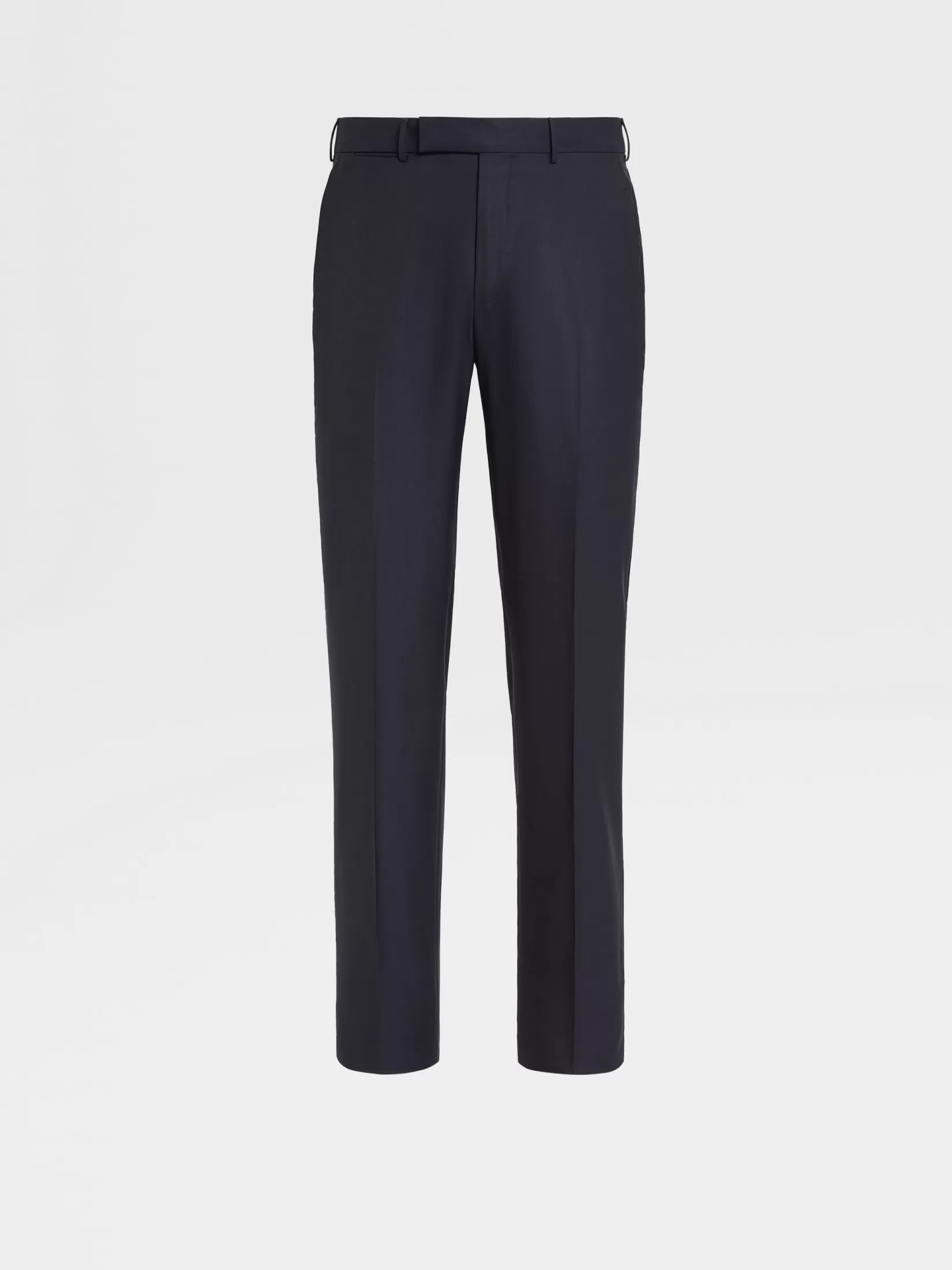 ZEGNA Pants<Navy Blue 15milmil15 Wool Pants NavyBlue