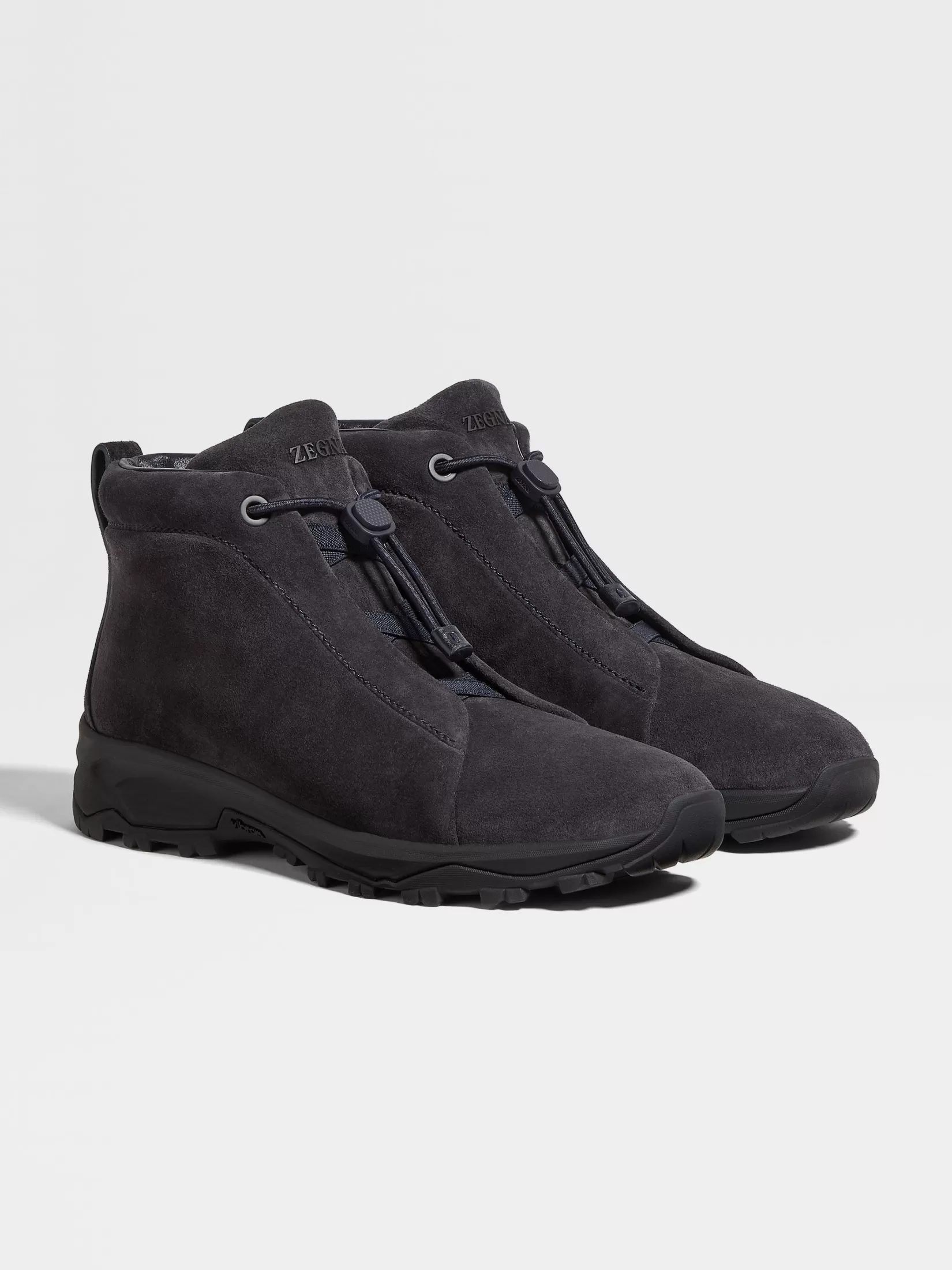 ZEGNA Travel In Style | Boots<Navy Blue Suede Triple Stitch™ Vetta Sneakers NavyBlue