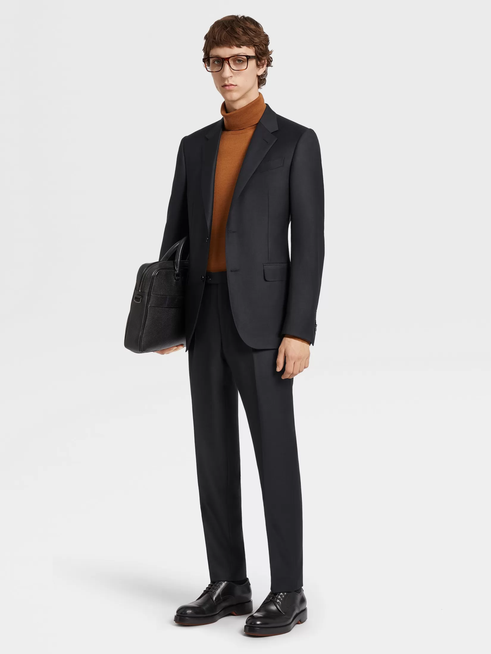 ZEGNA Suits<Navy Blue Trofeo™ Wool Suit NavyBlue