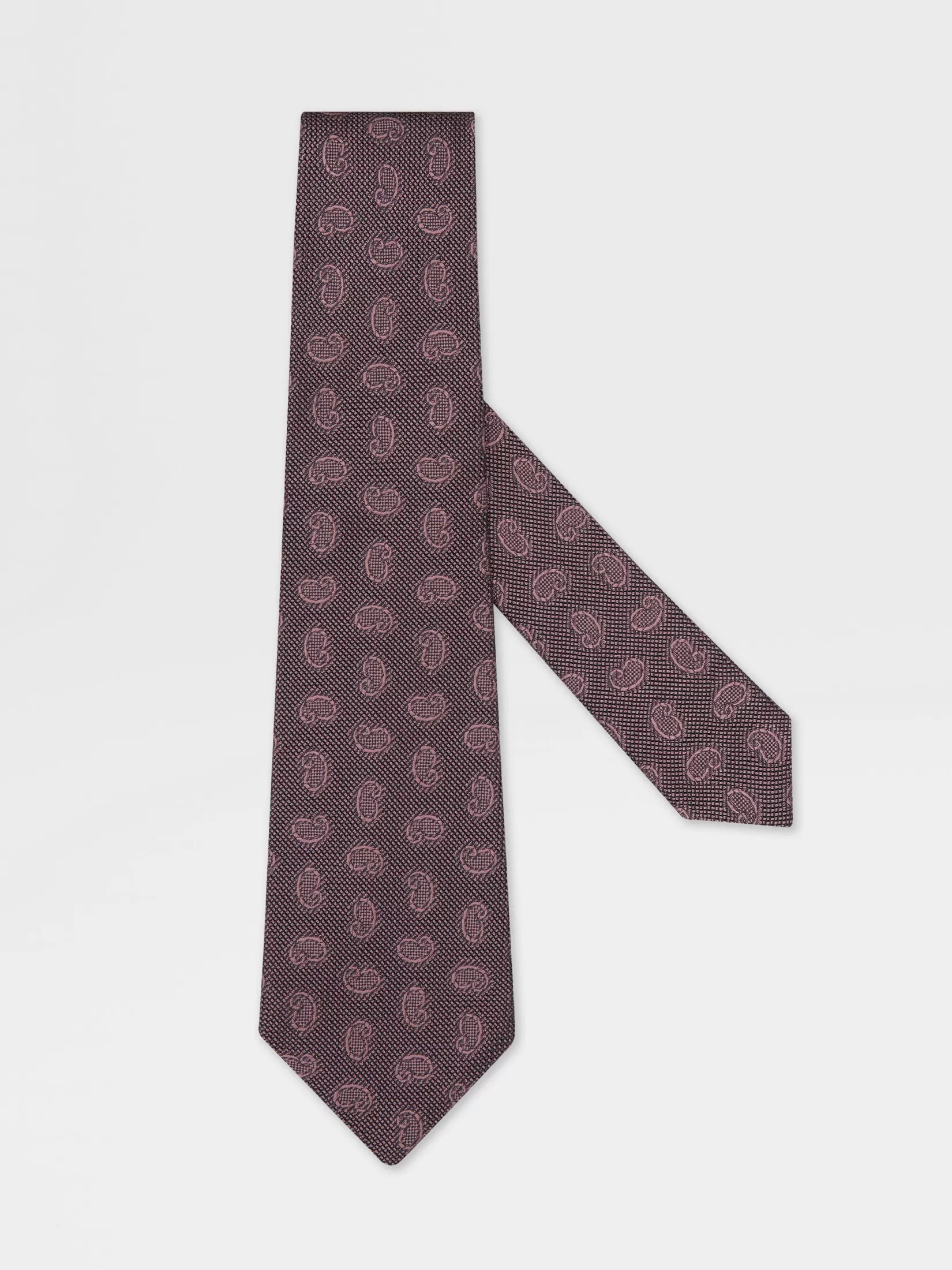 ZEGNA Ties And Bow Ties<Silk Tie Pink