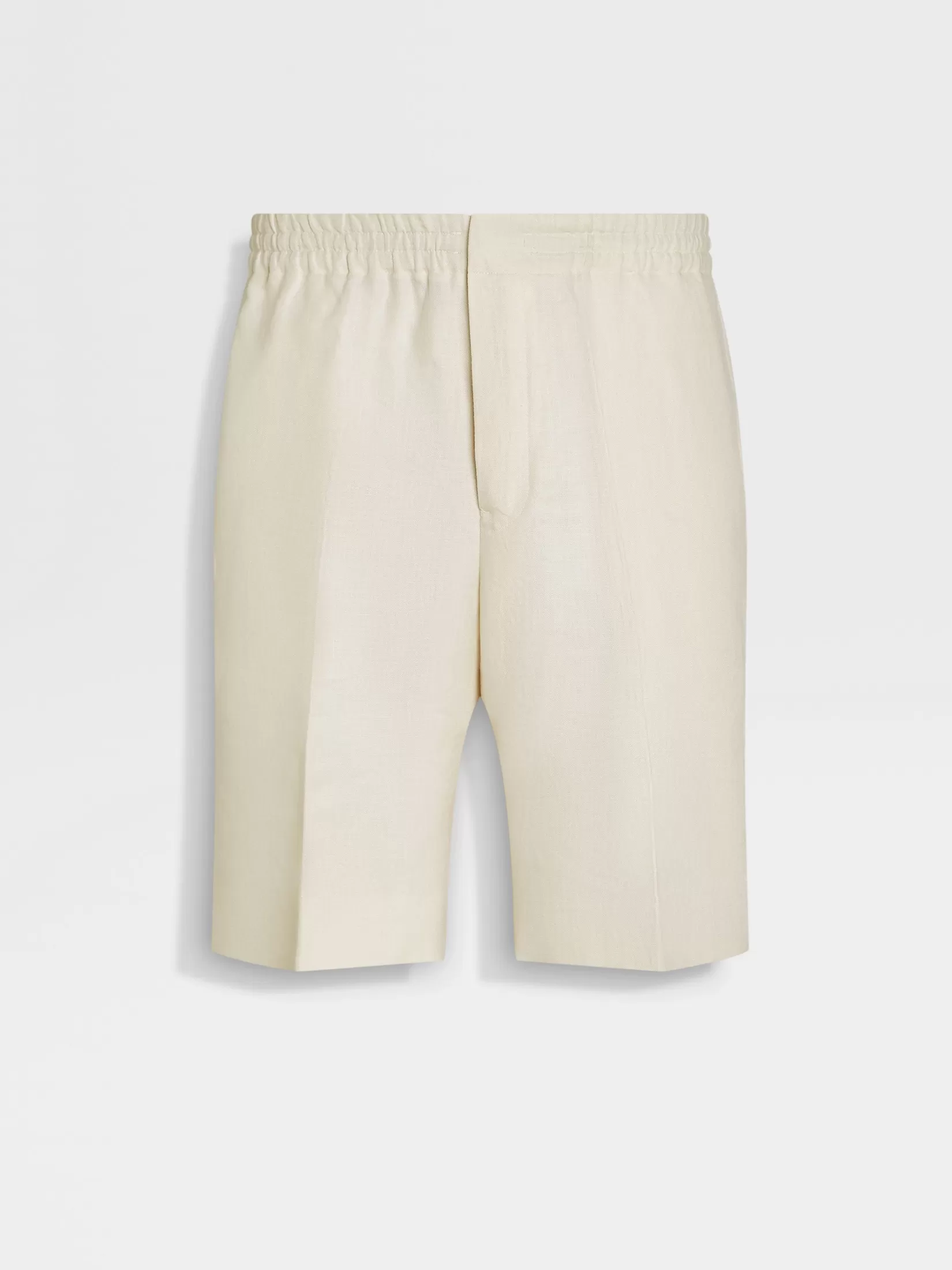 ZEGNA Pants<Oasi Lino Shorts White